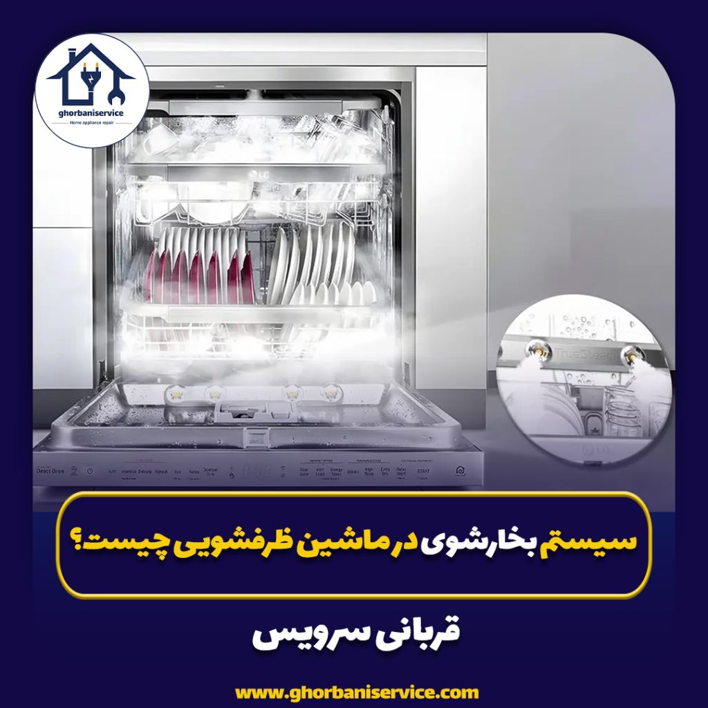 سیستم بخارشوی در ماشین ظرفشویی چیست؟